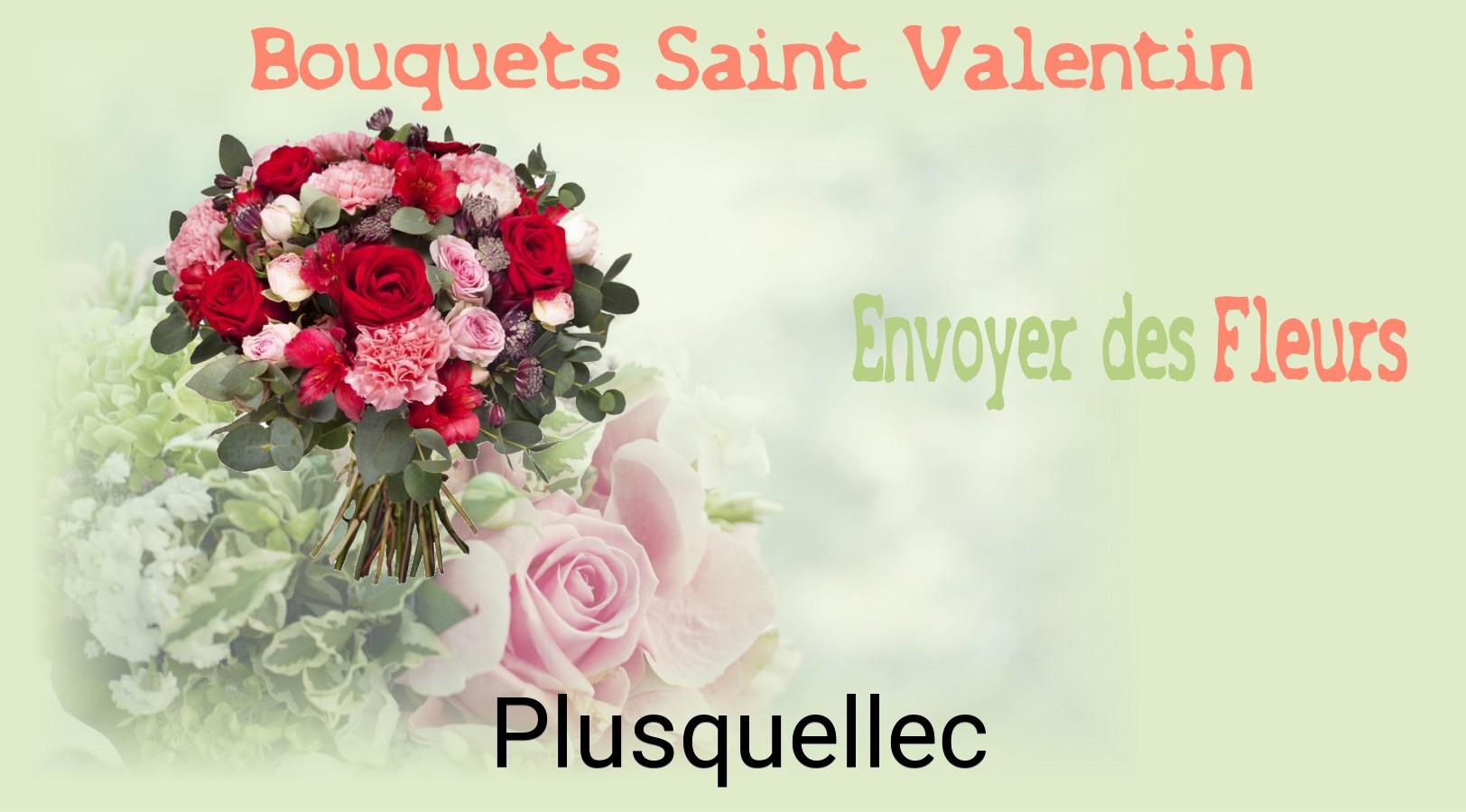 Roses de Saint-Valentin livrées à Plusquellec